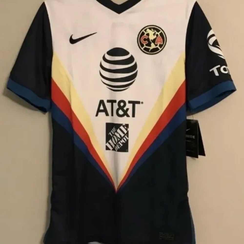 Nike Club America Away 2020/2021 Stadium Soccer Jersey Sz XS CD4227-454